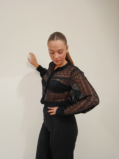 CAMICIA PIZZO