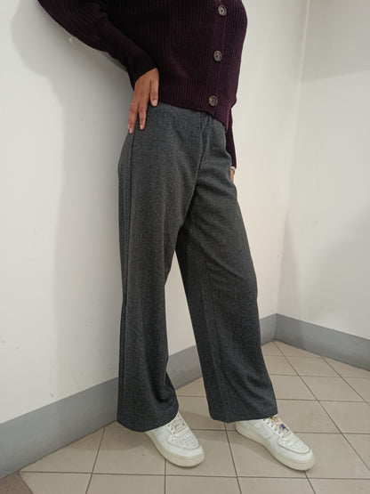 PANTALONE SPINATO WIDE LEG VERO MODA