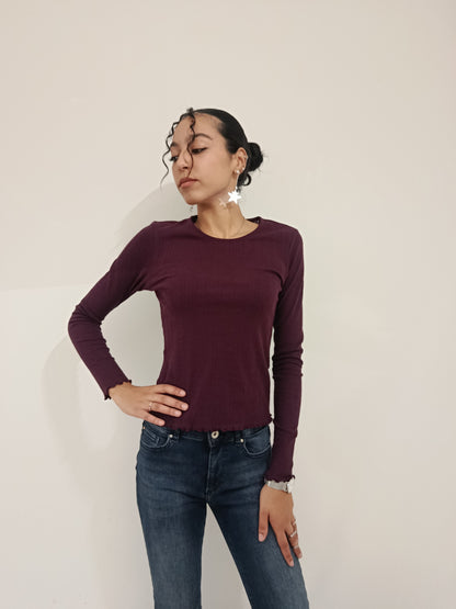 PULLOVER BASIC LAVORATO ONLY