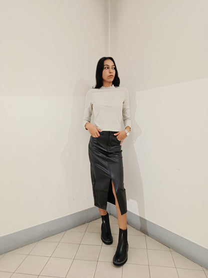 GONNA MATITA ECOPELLE VERO MODA