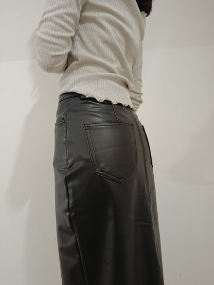 GONNA MATITA ECOPELLE VERO MODA