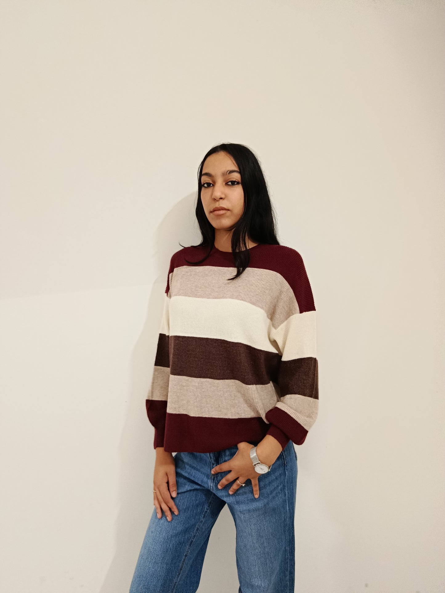 PULLOVER RIGHE LARGHE ONLY