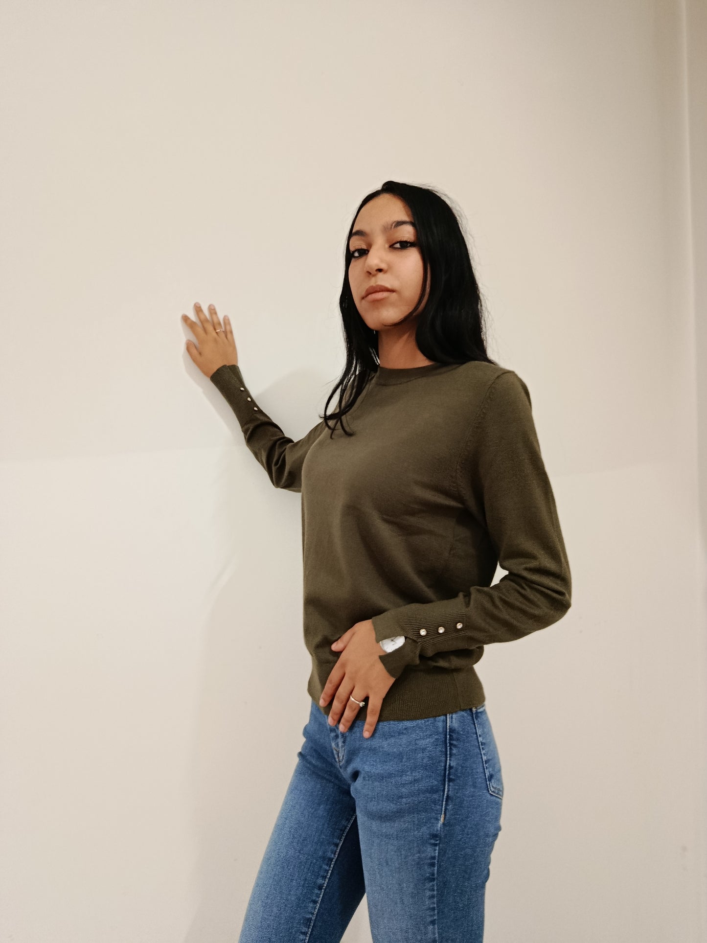 PULLOVER BOTTONI POLSO JDY