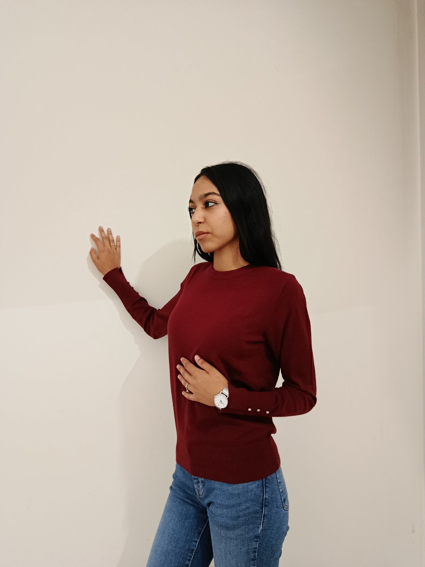 PULLOVER BOTTONI POLSO JDY