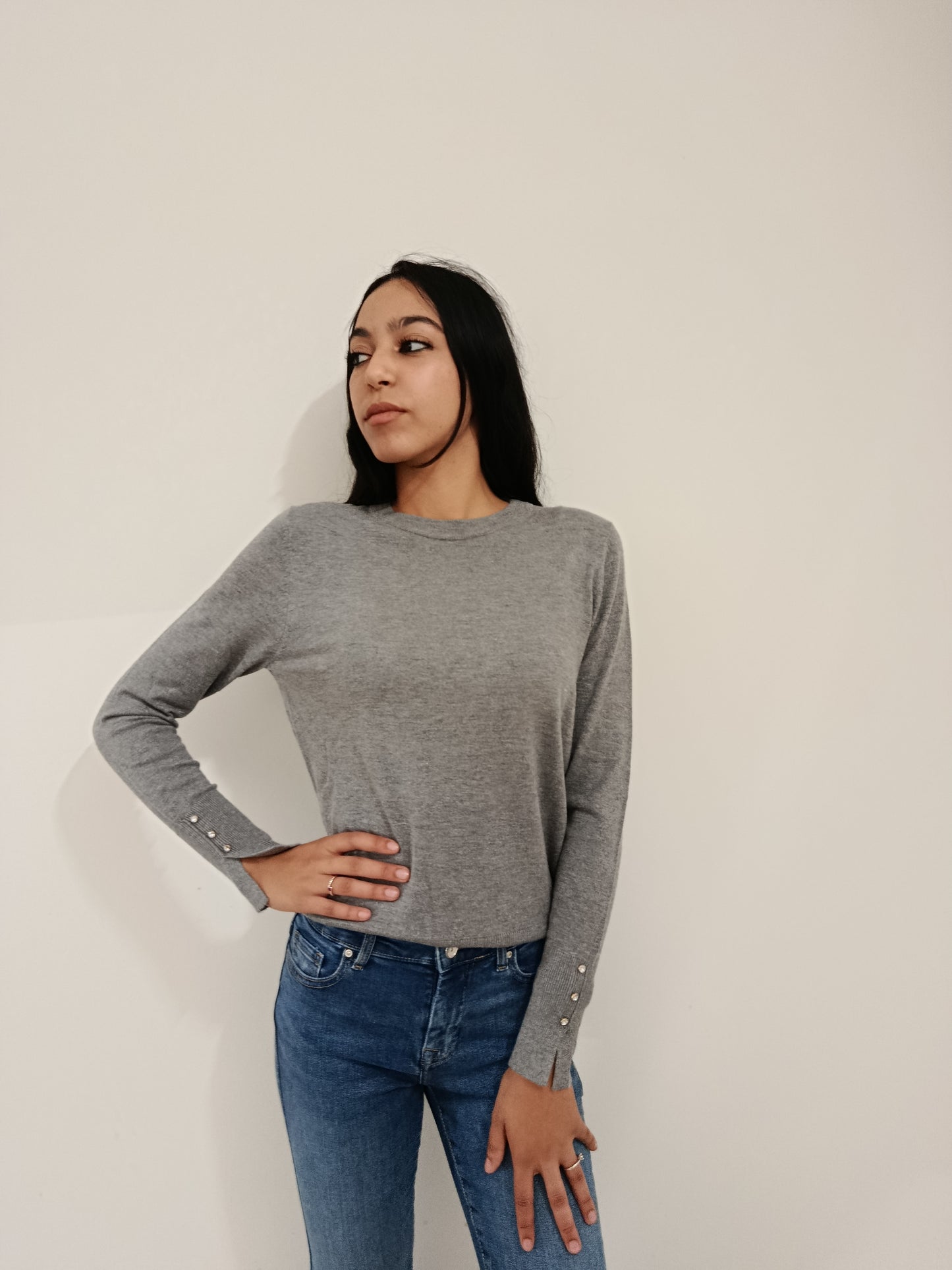 PULLOVER BOTTONI POLSO JDY