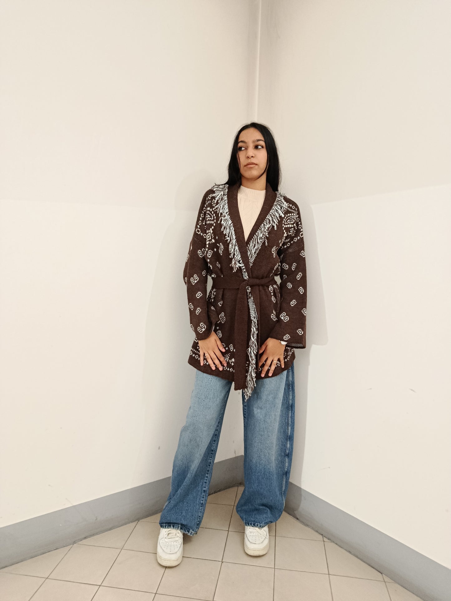 CARDIGAN PAISLEY TWO WAY