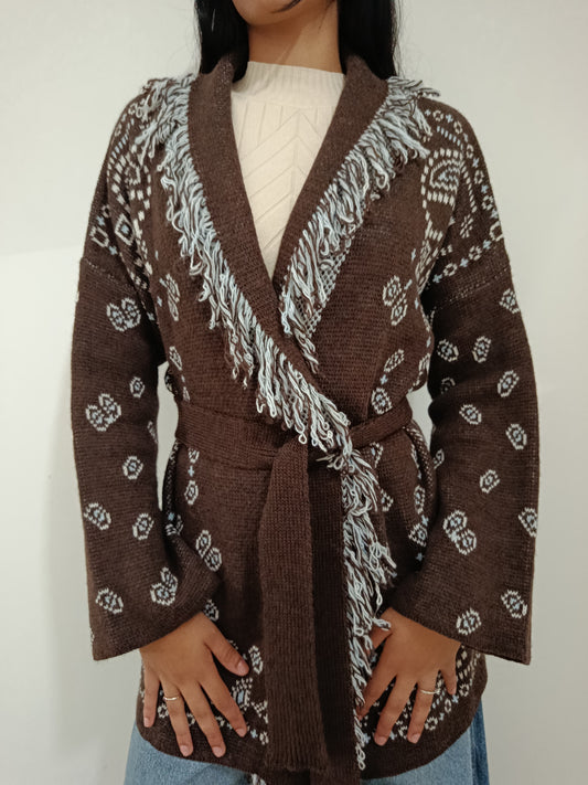 CARDIGAN PAISLEY TWO WAY