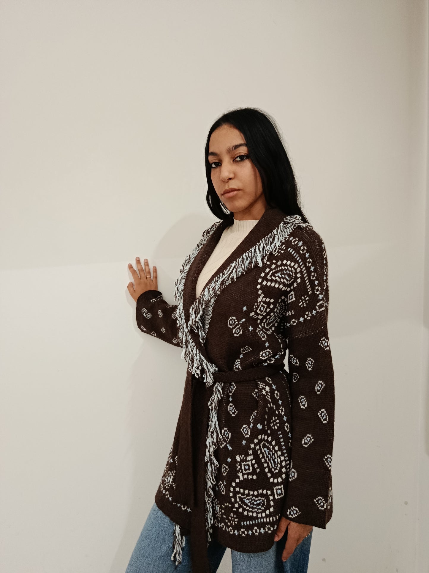 CARDIGAN PAISLEY TWO WAY