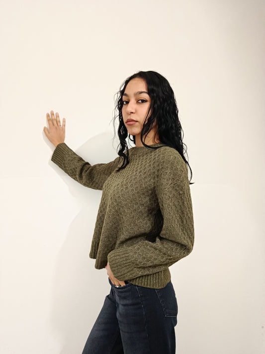 PULLOVER CROPPED BUBBLE JDY