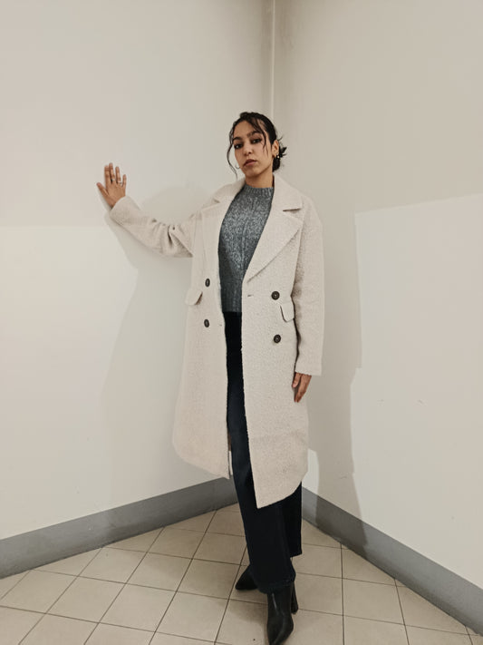 CAPPOTTO TEDDY PANNA ONLY