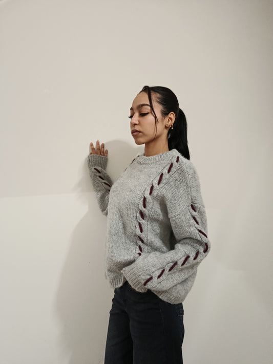 PULLOVER FILO TRECCIA VERO MODA