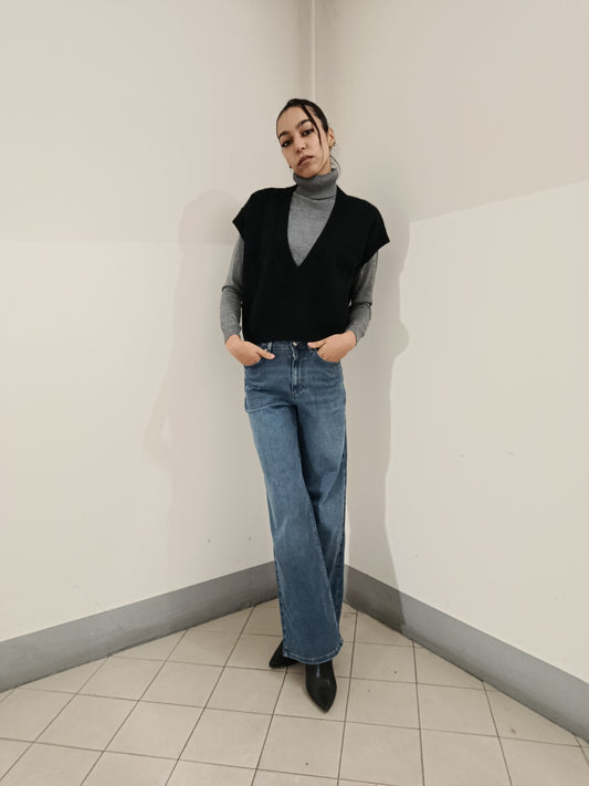 GILET SCOLLO A V TWO WAY