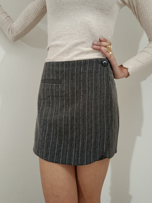 SKORT GESSATO GLITTER ONLY