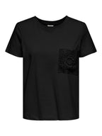 T-SHIRT CON TASCA CROCHET JDY