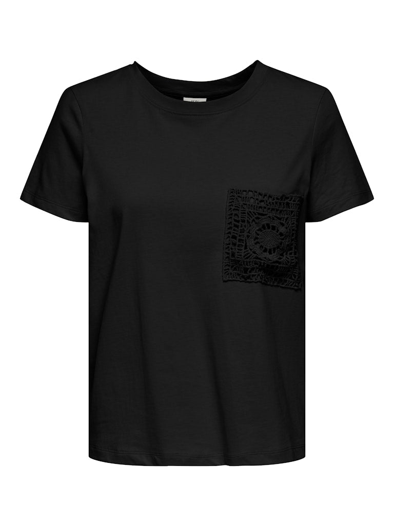 T-SHIRT CON TASCA CROCHET JDY