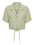 CAMICIA CROPPED LINO JDY