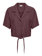 CAMICIA CROPPED LINO JDY
