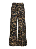 JEANS LEOPARDATO WIDE LEG JJXX