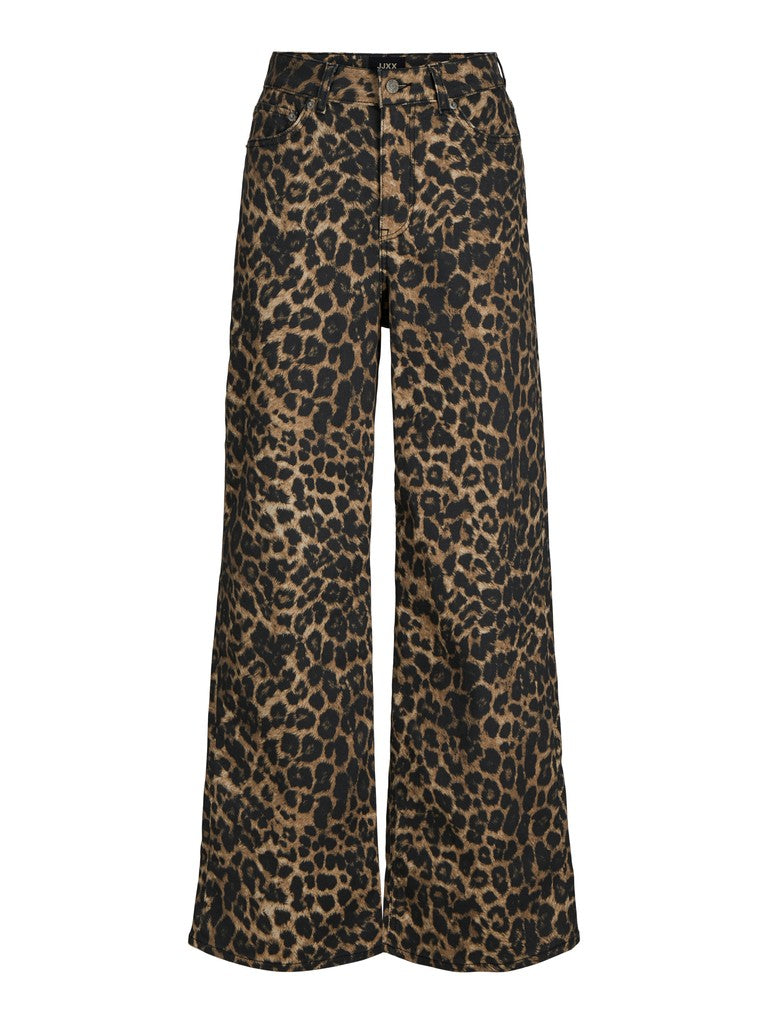 JEANS LEOPARDATO WIDE LEG JJXX