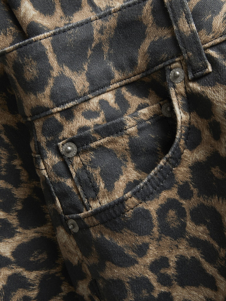 JEANS LEOPARDATO WIDE LEG JJXX