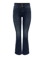JEANS MID FLARED BLUSH ONLY