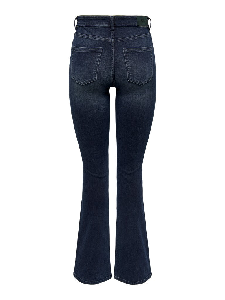 JEANS MID FLARED BLUSH ONLY