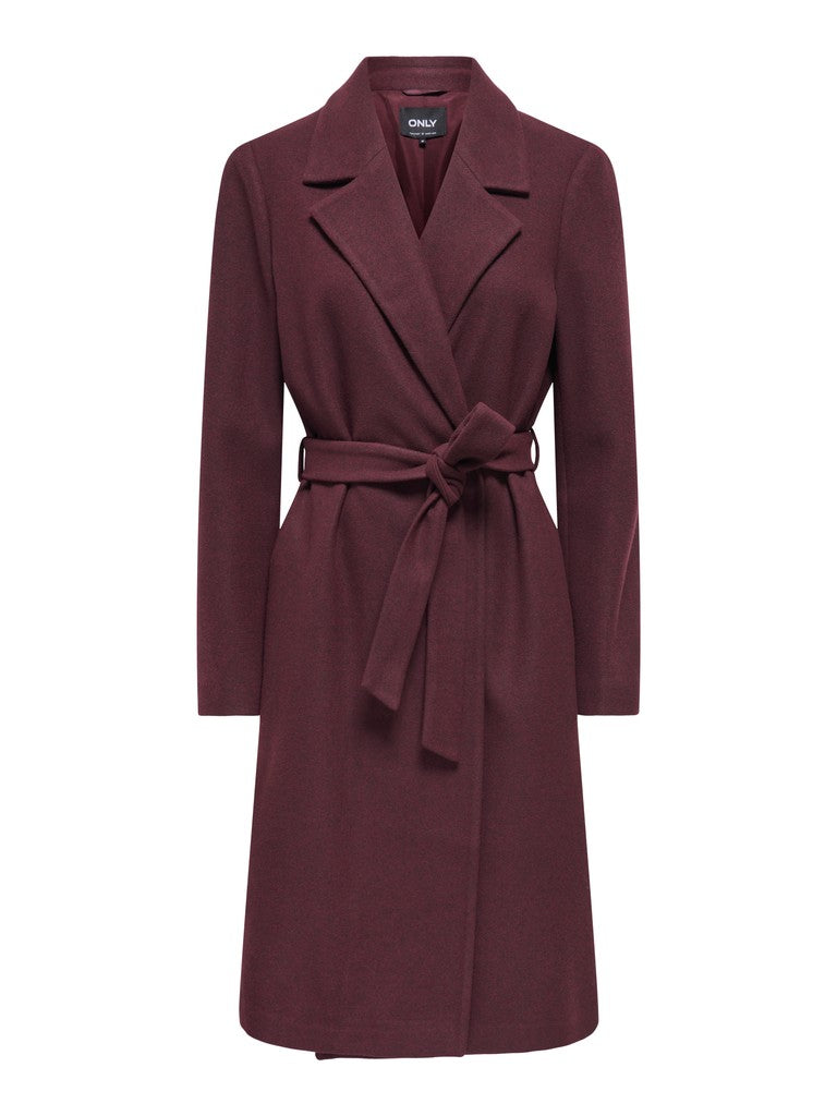 CAPPOTTO CON CINTURA ONLY