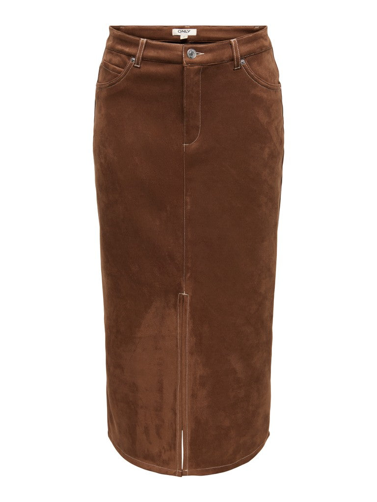 GONNA MIDI SUEDE ONLY