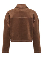 GIACCA CROPPED SUEDE ONLY