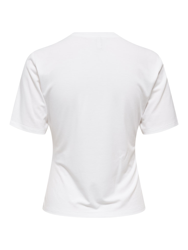 T-SHIRT ELENA CON BOTTONE ORO ONLY