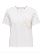 T-SHIRT CON TASCA CROCHET JDY