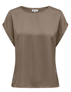 BLUSA CLASSICA IN SATIN ONLY