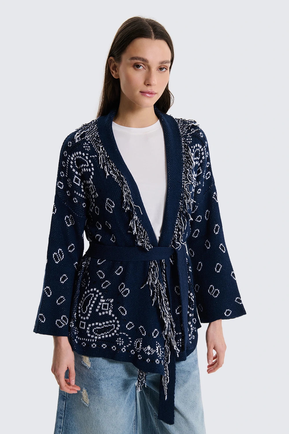 CARDIGAN PAISLEY TWO WAY