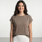 BLUSA CLASSICA IN SATIN ONLY
