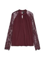 CAMICIA MANICHE IN PIZZO VERO MODA