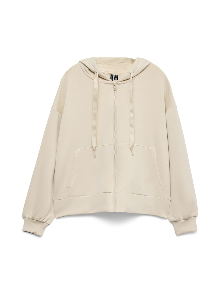 FELPA CROPPED CON CAPPUCCIO VERO MODA