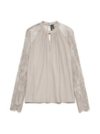 CAMICIA MANICHE IN PIZZO VERO MODA