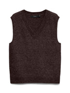 GILET SCOLLO A V VERO MODA