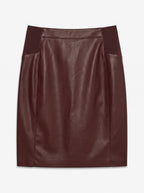 GONNA MIDI ECOPELLE VERO MODA
