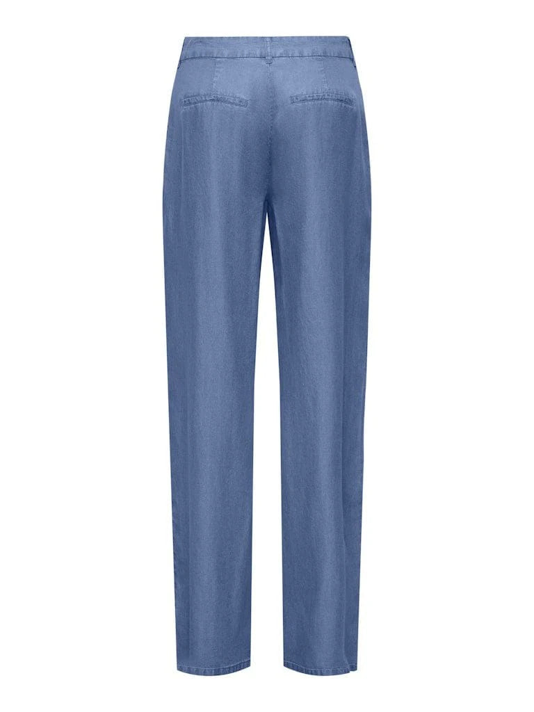 PANTALONE WIDE CHAMBRAY ONLY